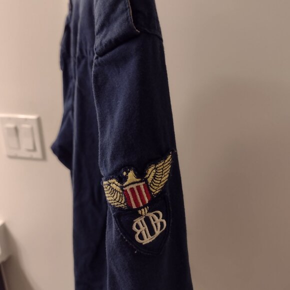 Buffalo Air Force men's button-up (blue, small) - Picture 2 of 3